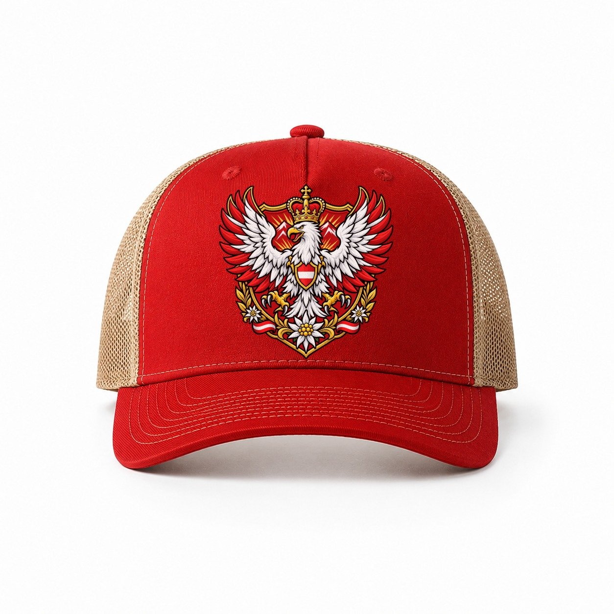 Red-Khaki — front view