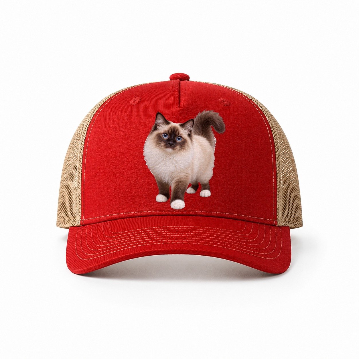 Red-Khaki — front view