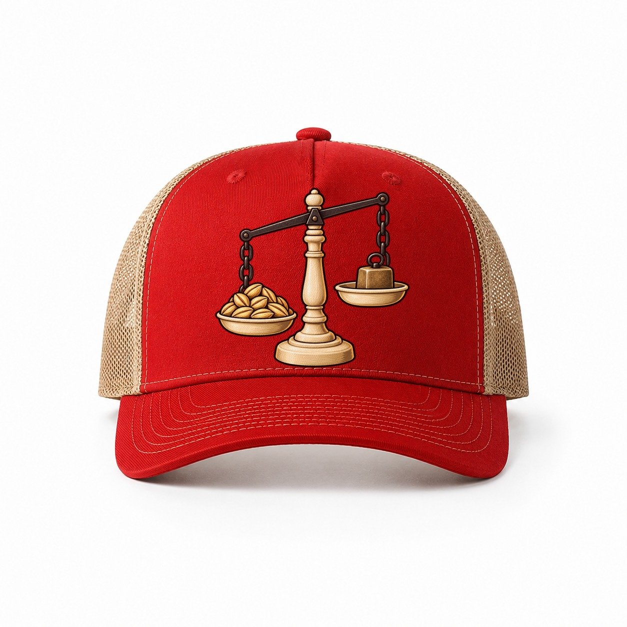 Red-Khaki — front view