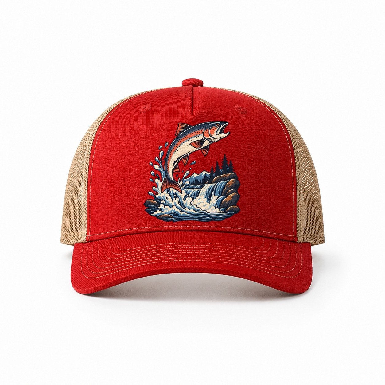 Red-Khaki — front view