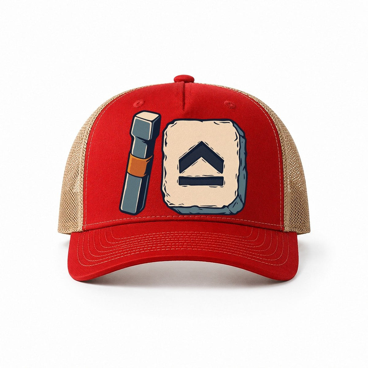 Red-Khaki — front view
