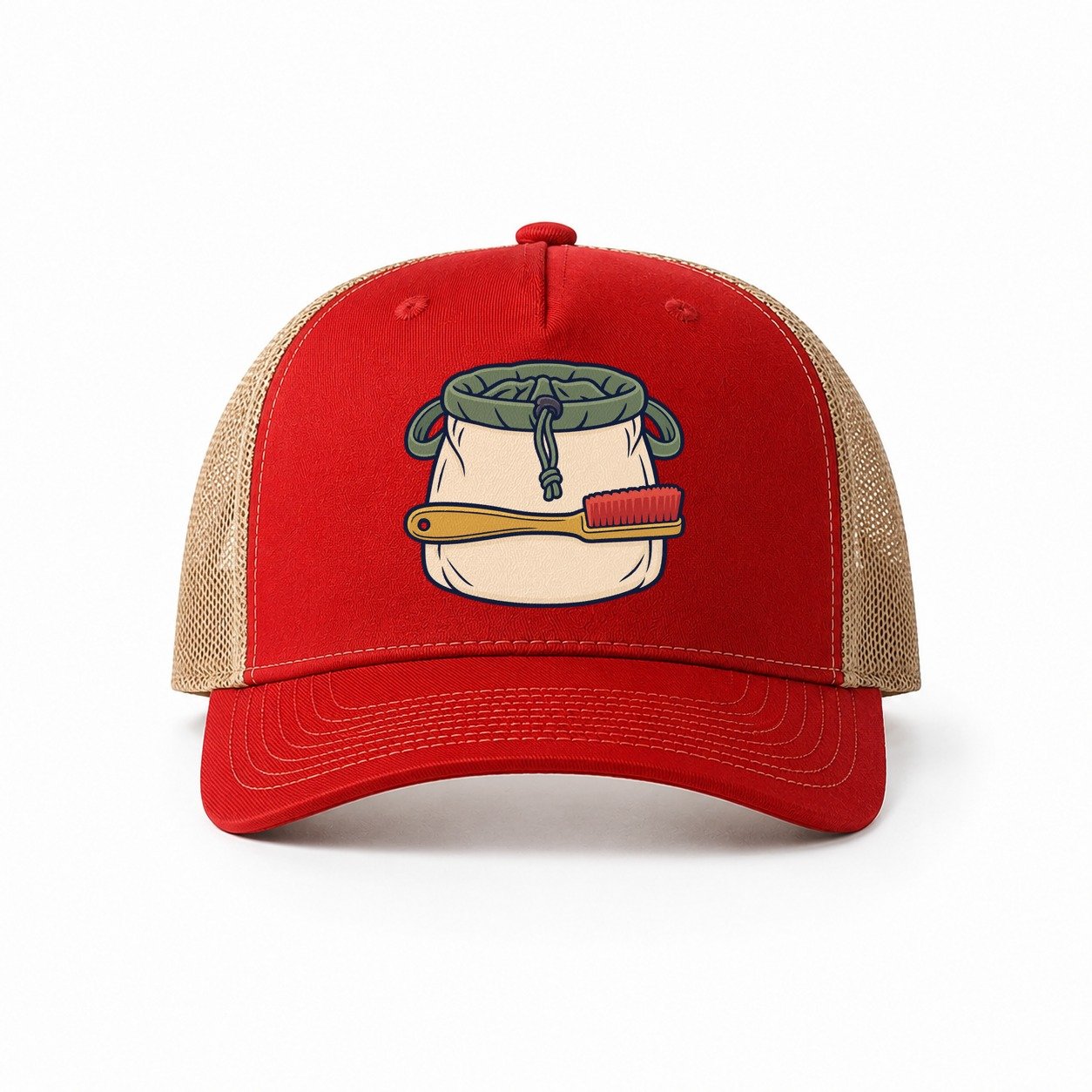 Red-Khaki — front view