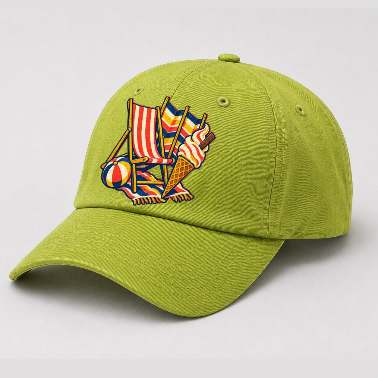 Fluorescent Green — angle view