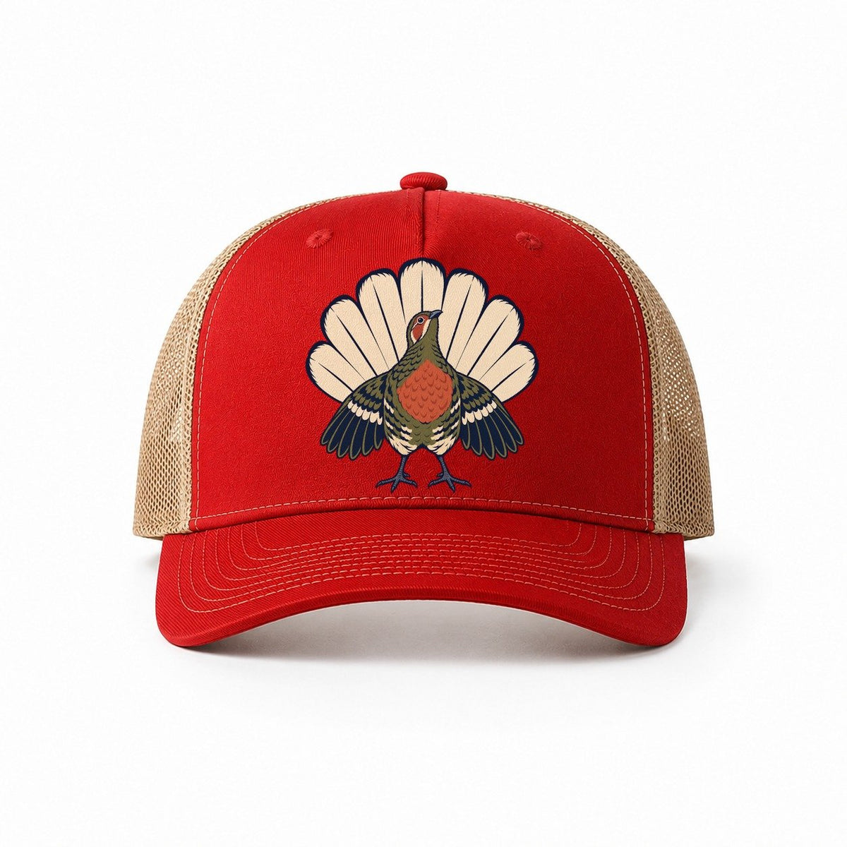 Red-Khaki — front view