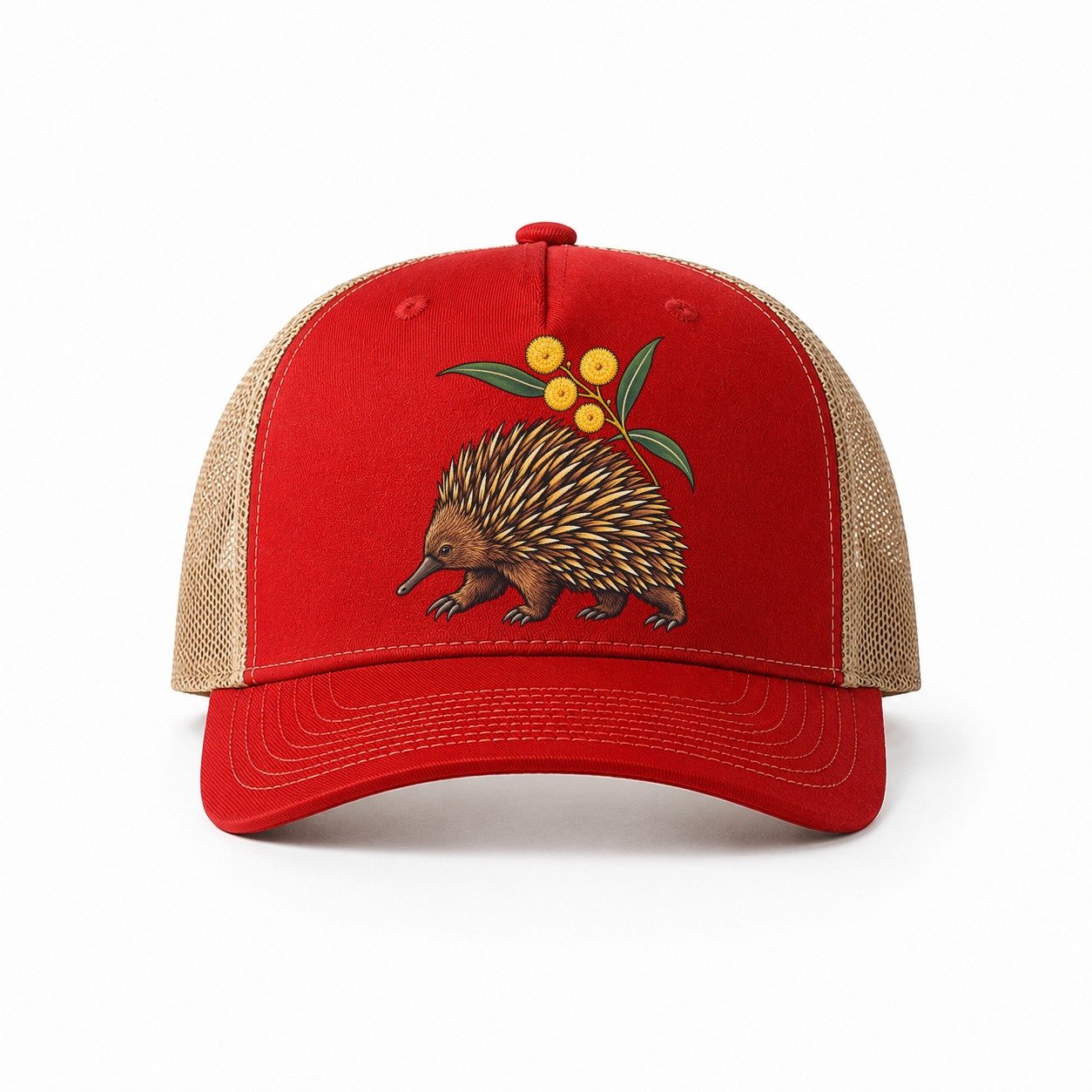 Red-Khaki — front view