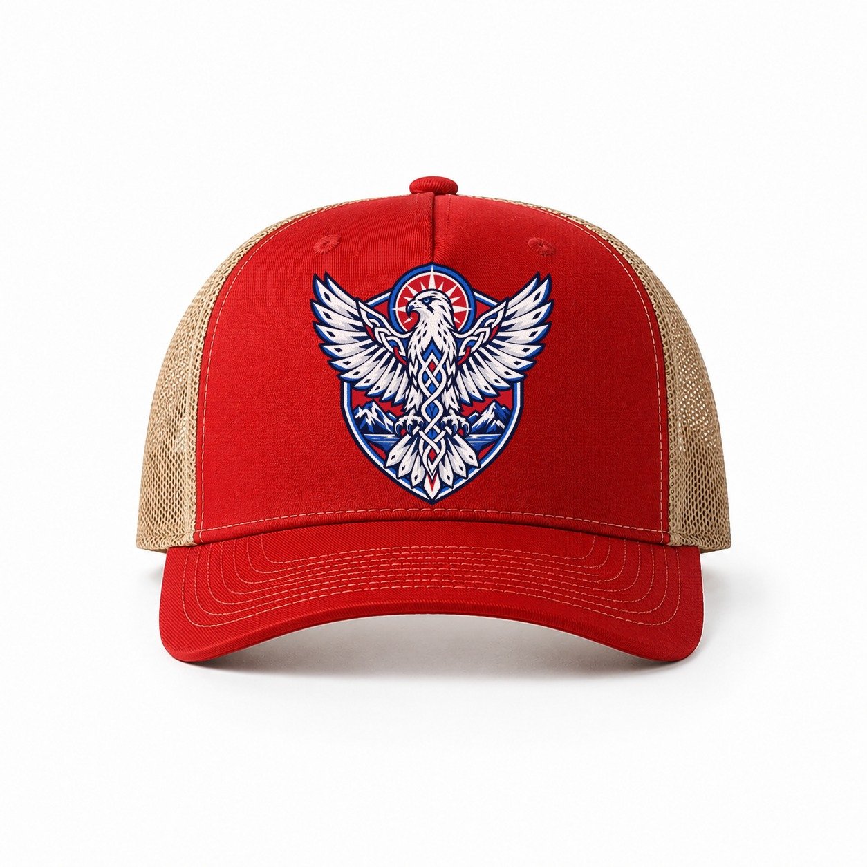 Red-Khaki — front view