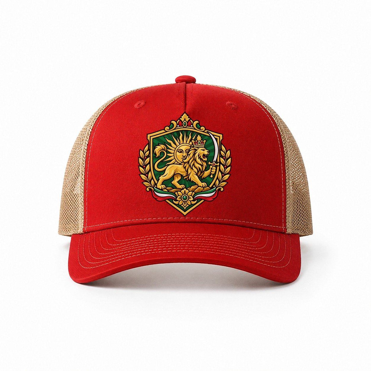 Red-Khaki — front view