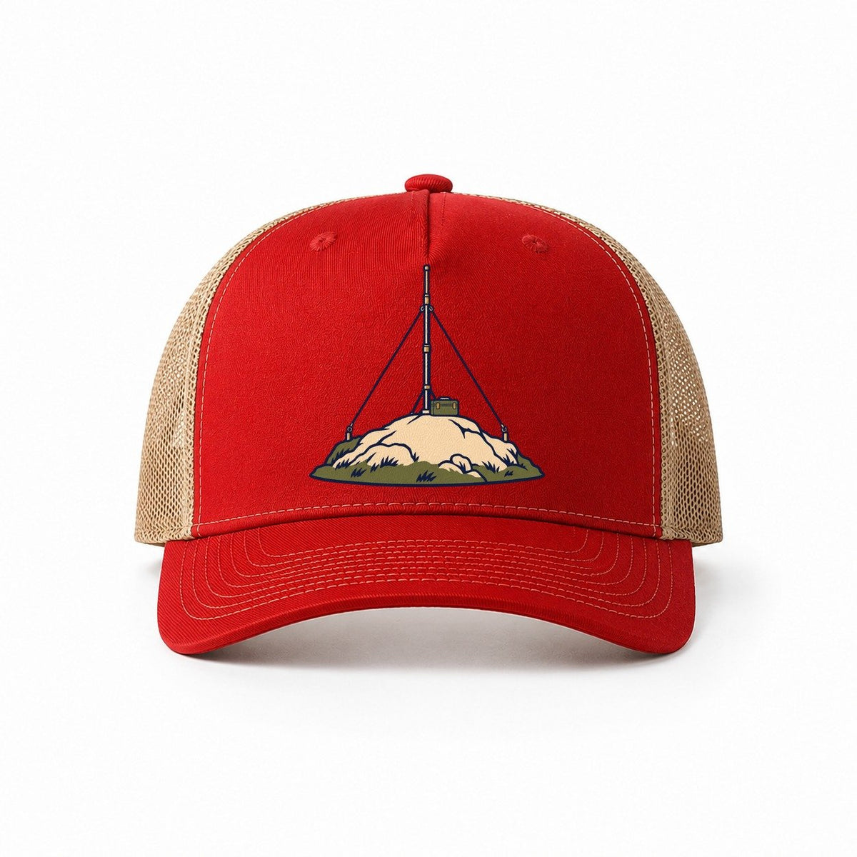 Red-Khaki — front view