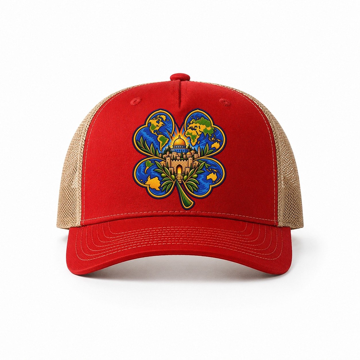 Red-Khaki — front view