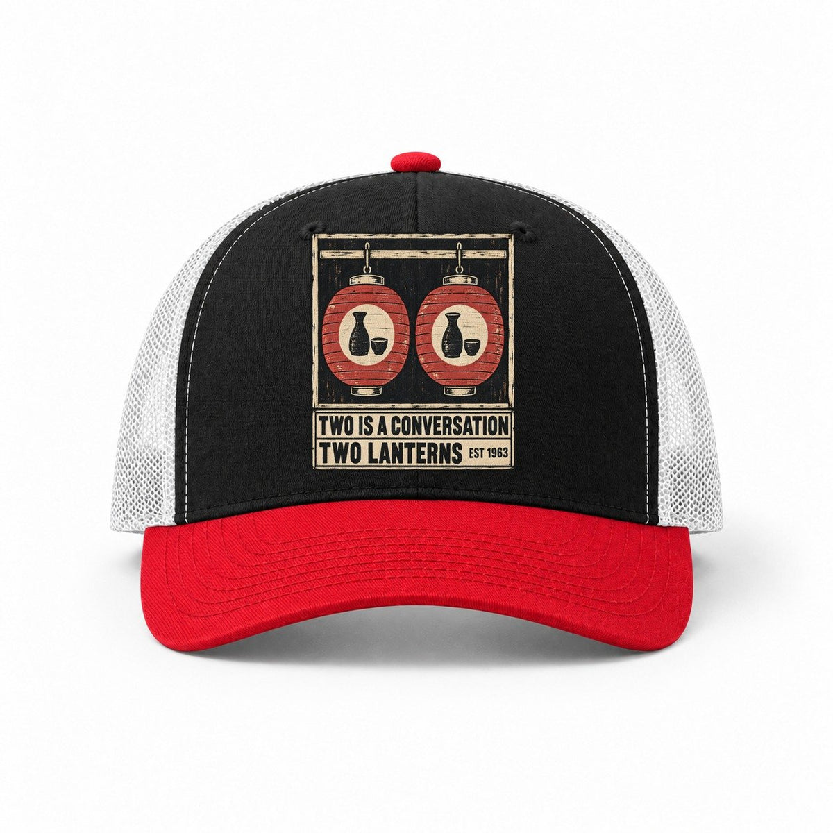 Black-Red-White — front view