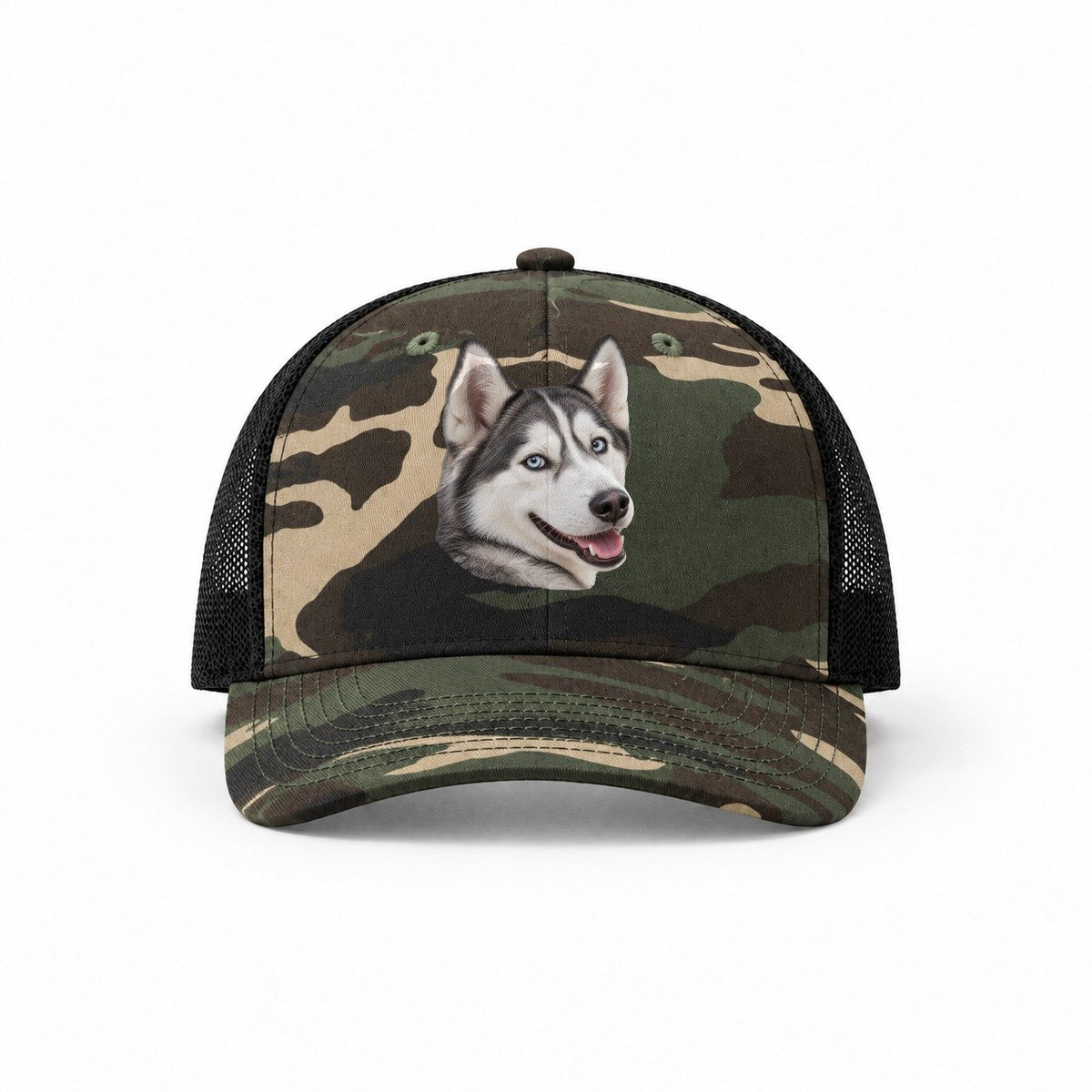 Woodland Camo-Black — front view