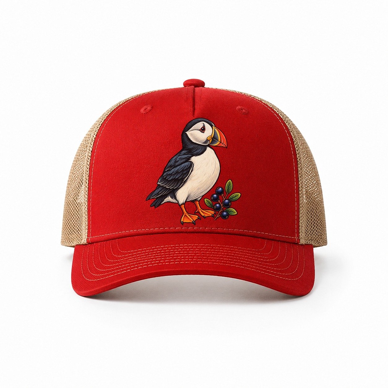 Red-Khaki — front view