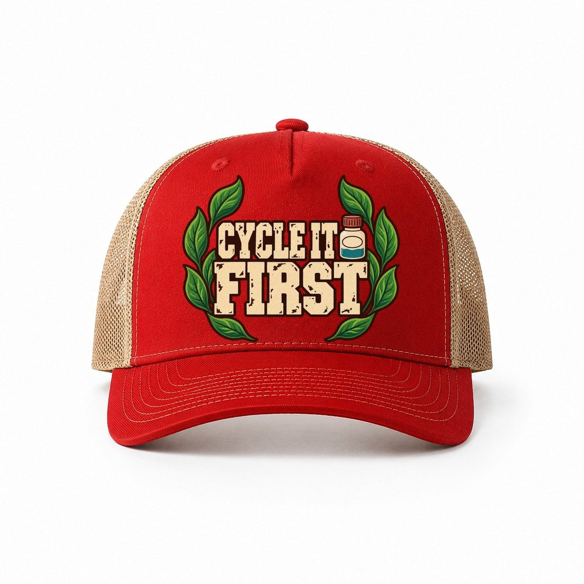 Red-Khaki — front view