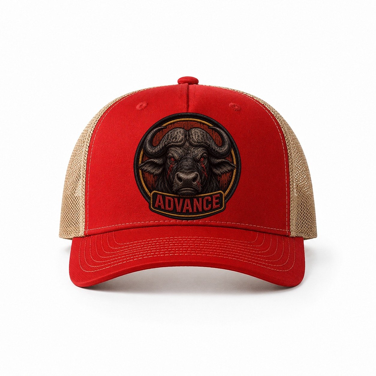 Red-Khaki — front view
