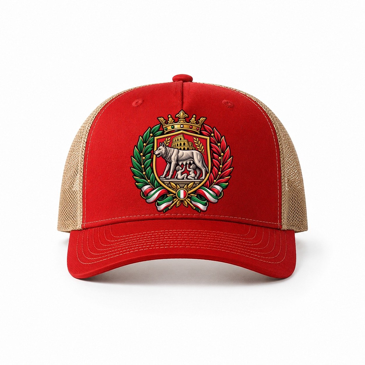 Red-Khaki — front view