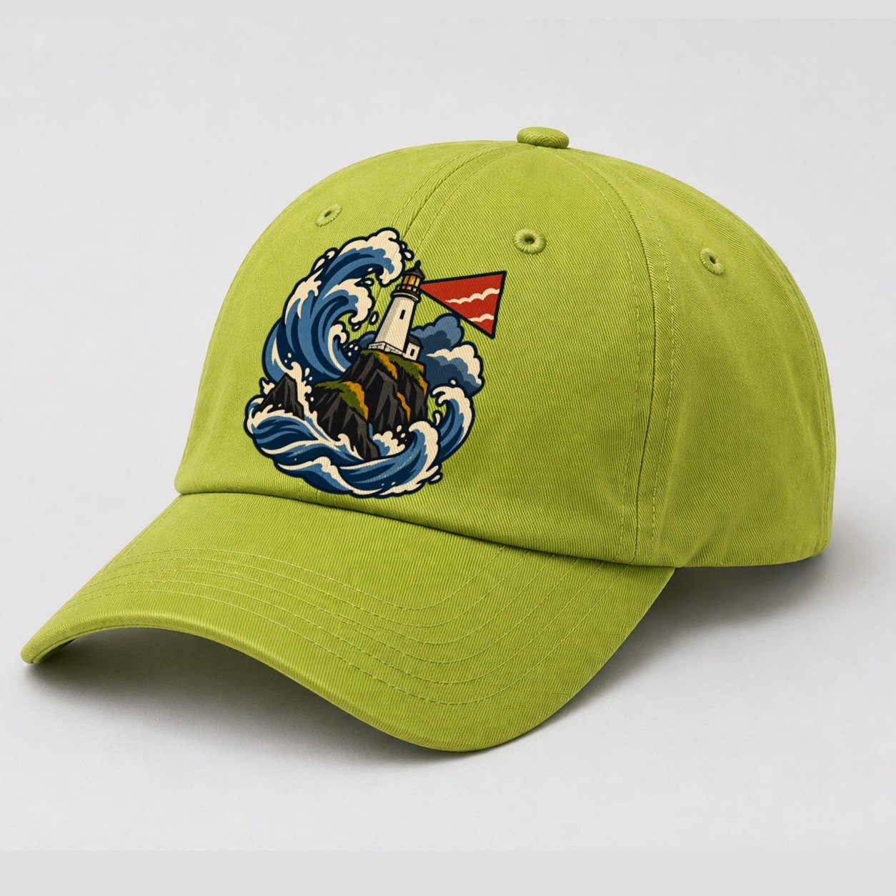 Fluorescent Green — angle view