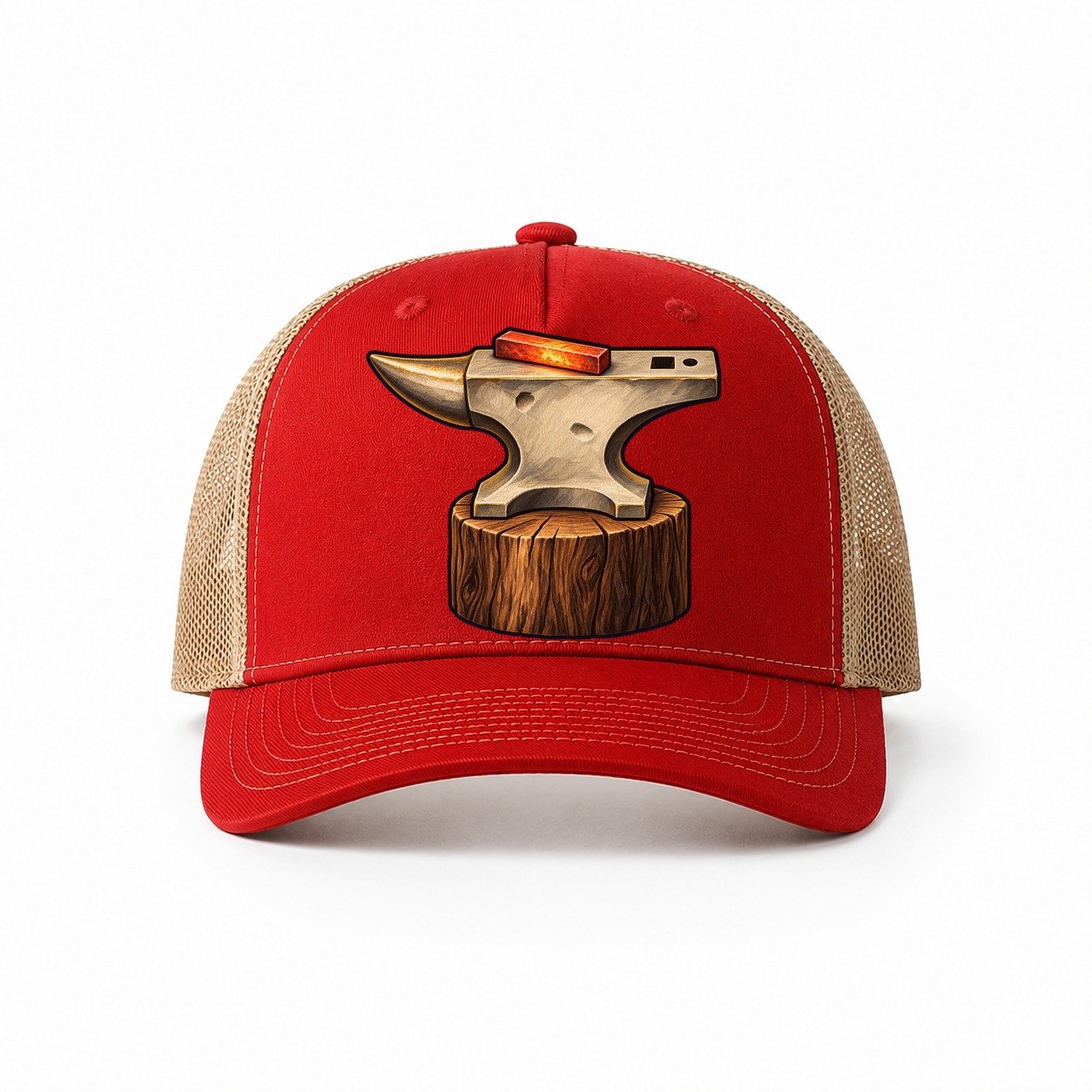 Red-Khaki — front view