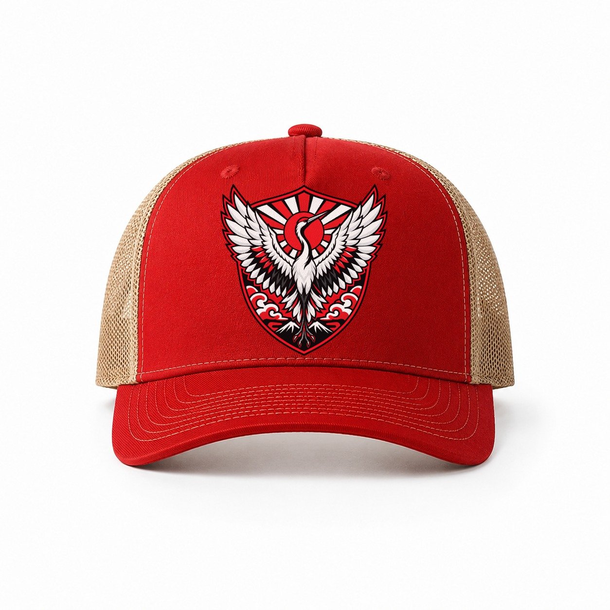 Red-Khaki — front view