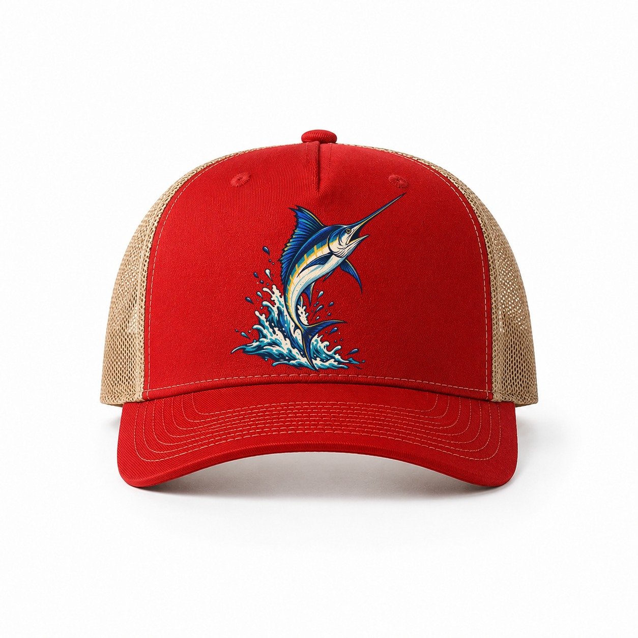 Red-Khaki — front view