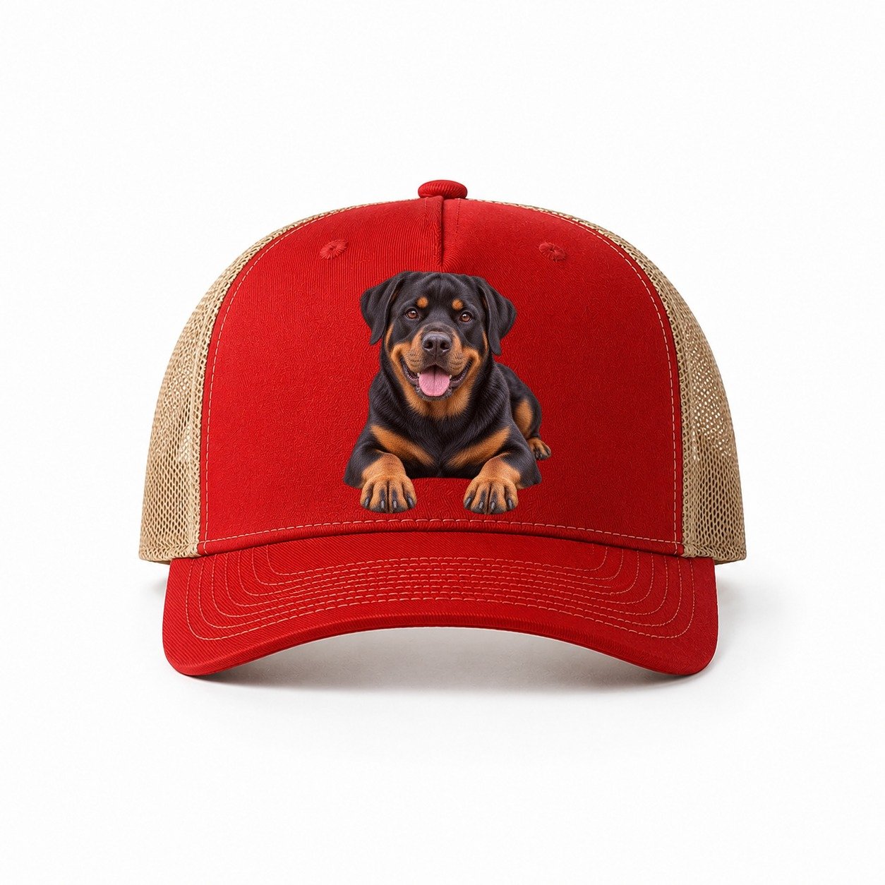 Red-Khaki — front view