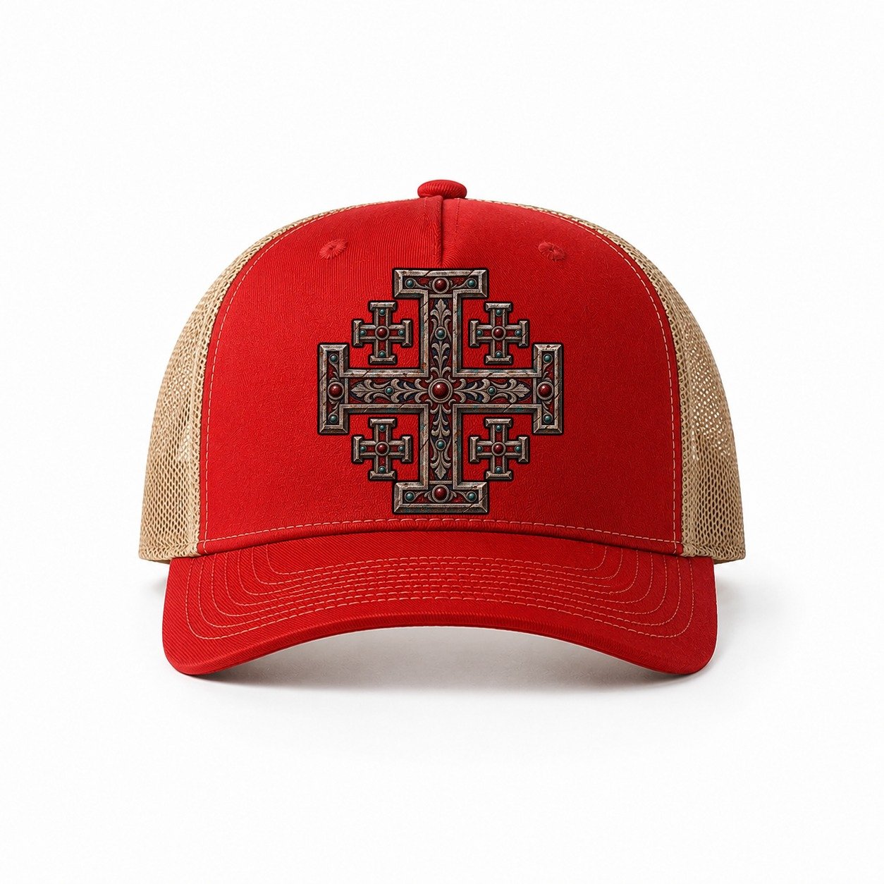 Red-Khaki — front view