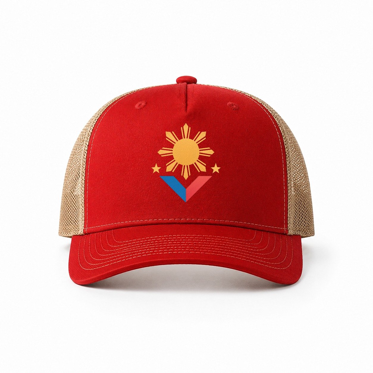 Red-Khaki — front view