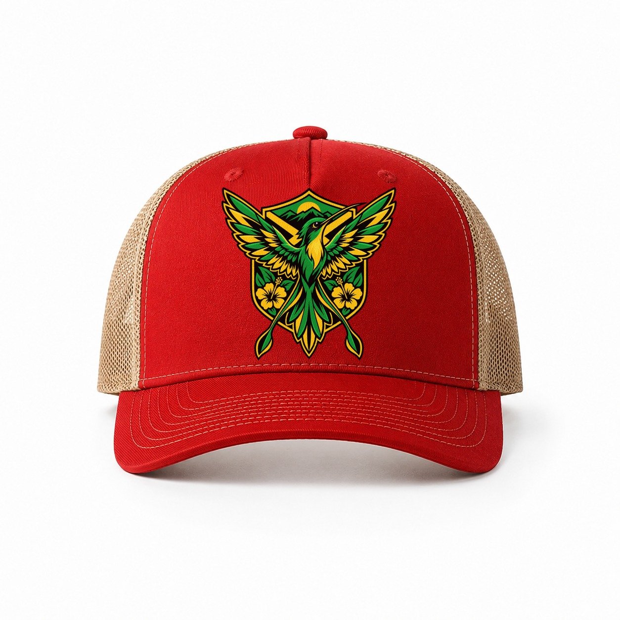 Red-Khaki — front view
