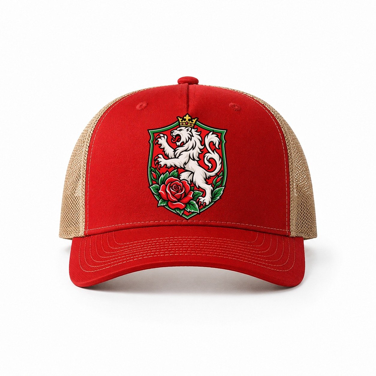 Red-Khaki — front view