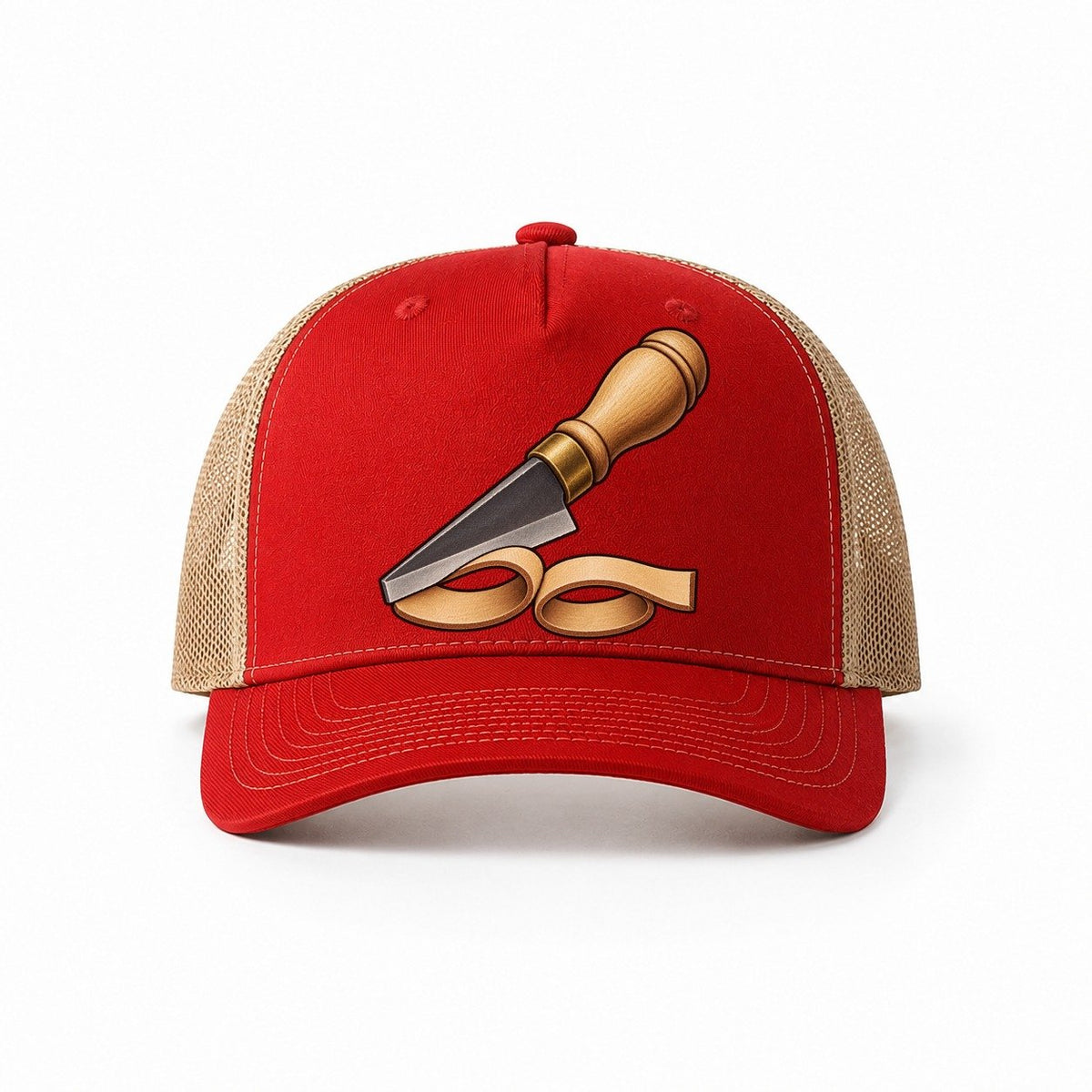 Red-Khaki — front view