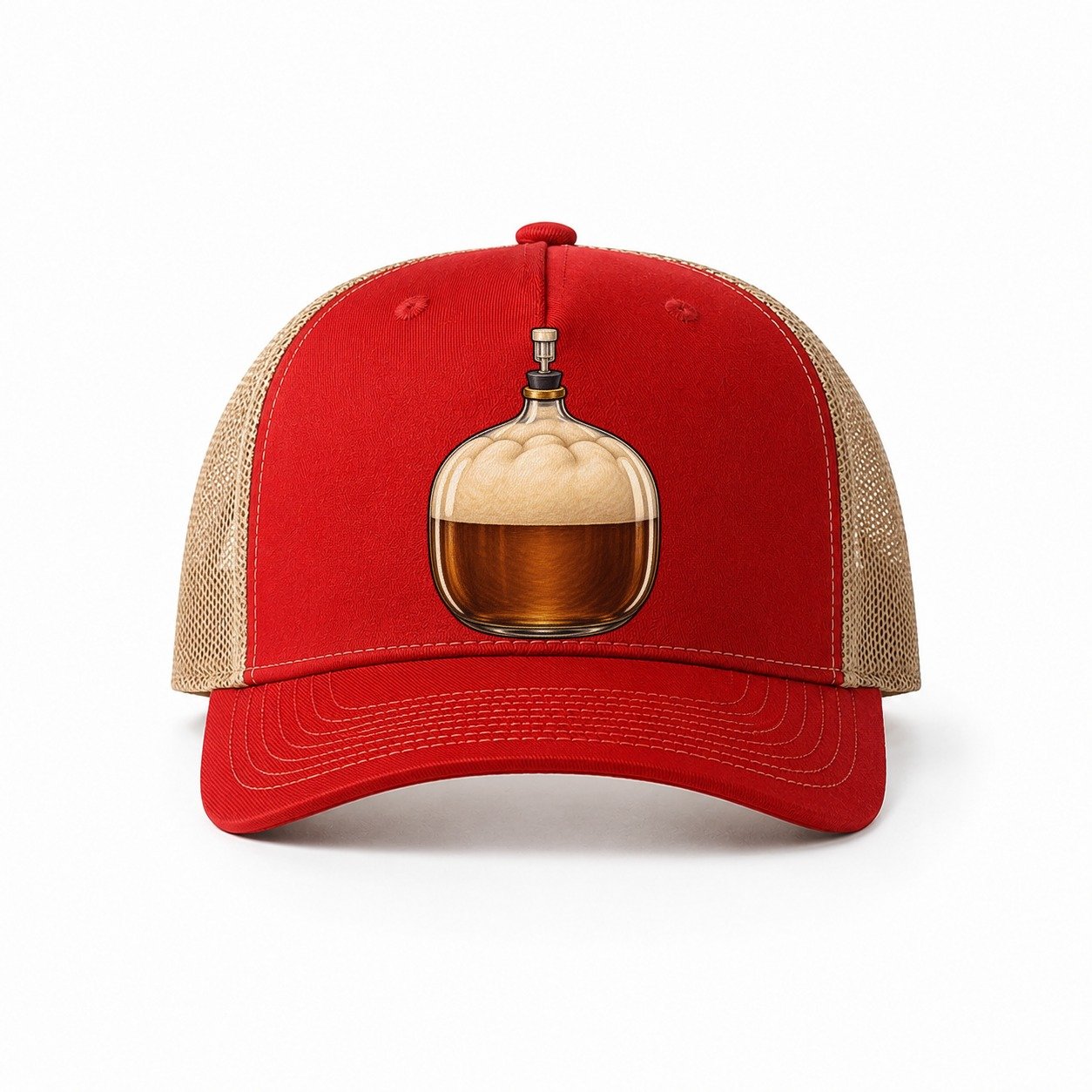 Red-Khaki — front view