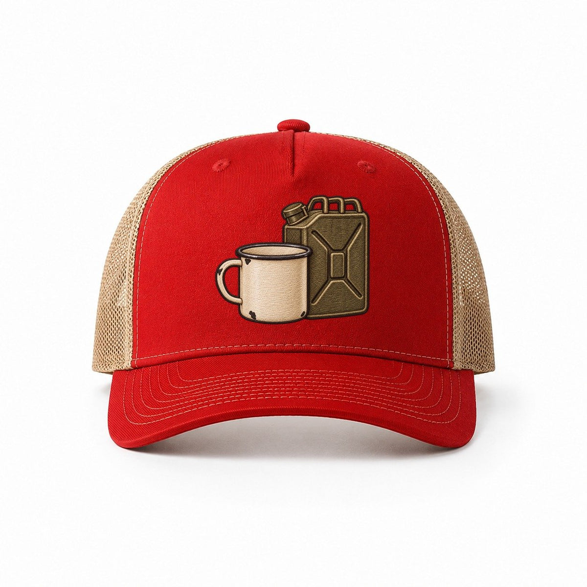 Red-Khaki — front view