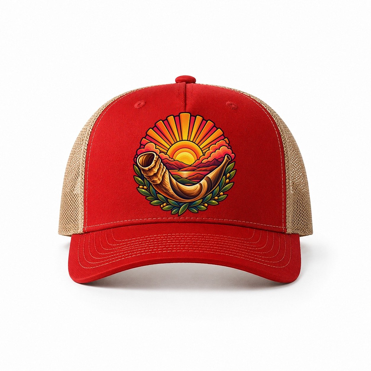 Red-Khaki — front view
