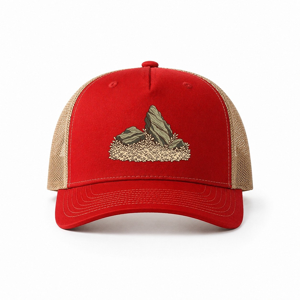 Red-Khaki — front view