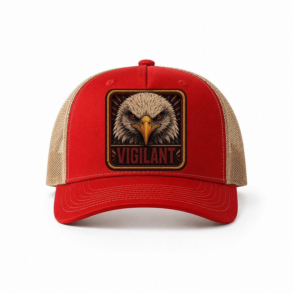 Red-Khaki — front view