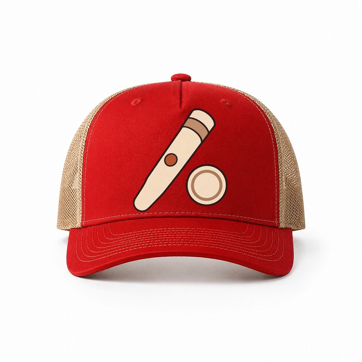 Red-Khaki — front view