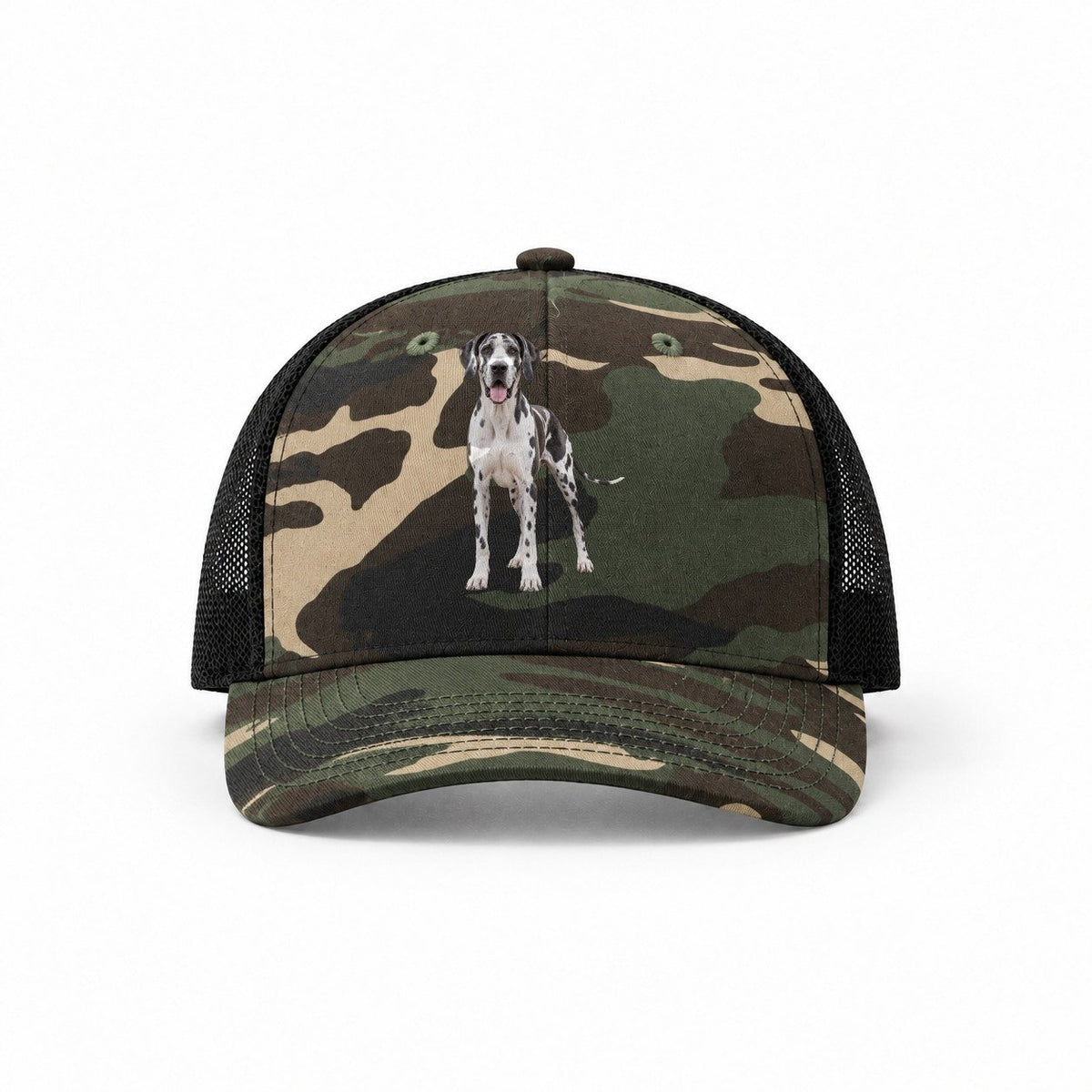 Woodland Camo-Black — front view