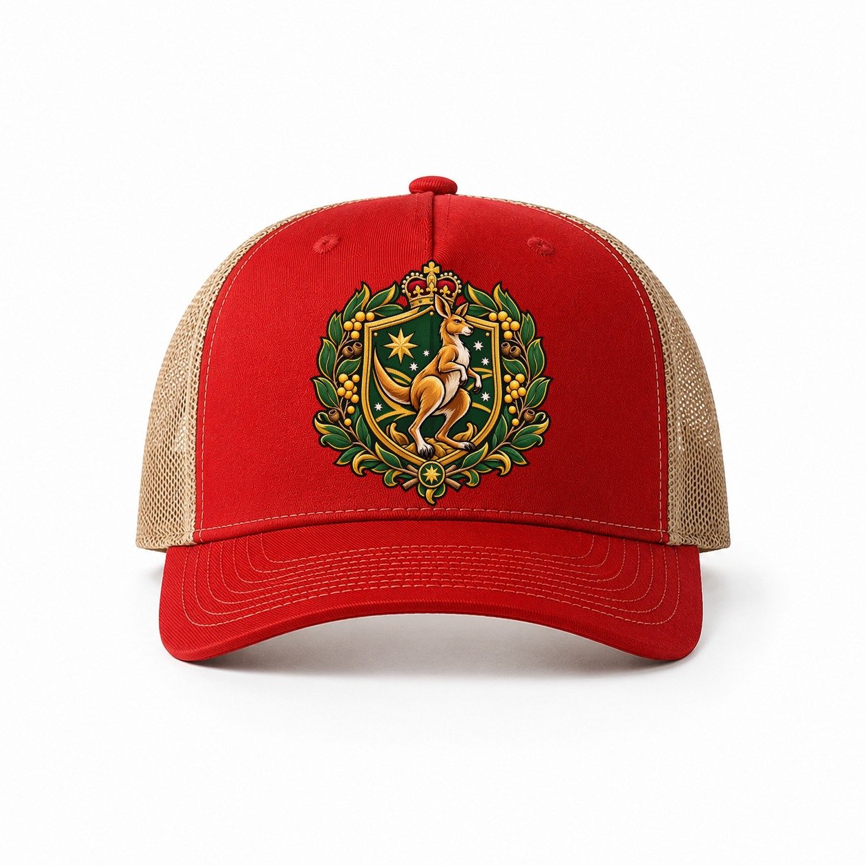 Red-Khaki — front view