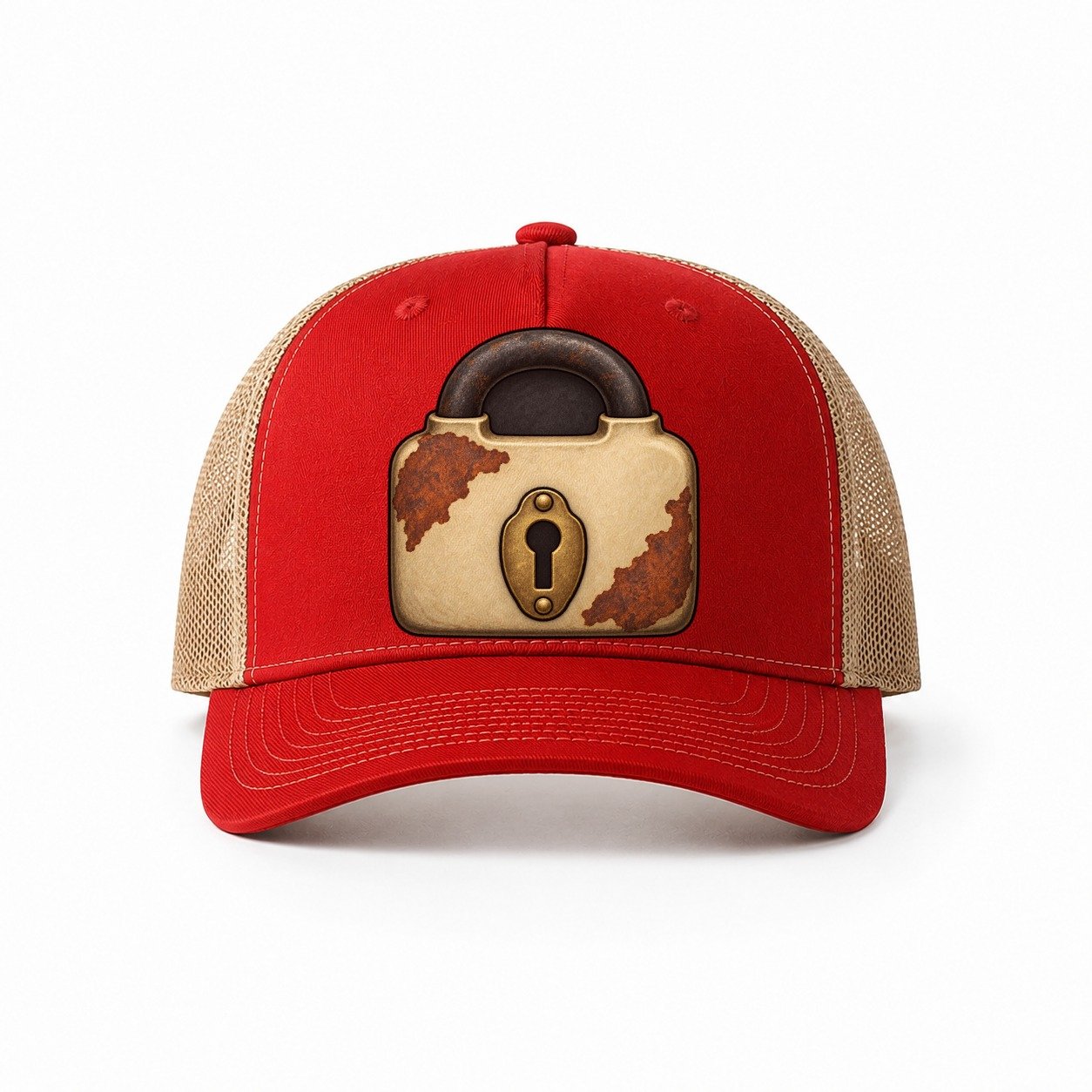 Red-Khaki — front view