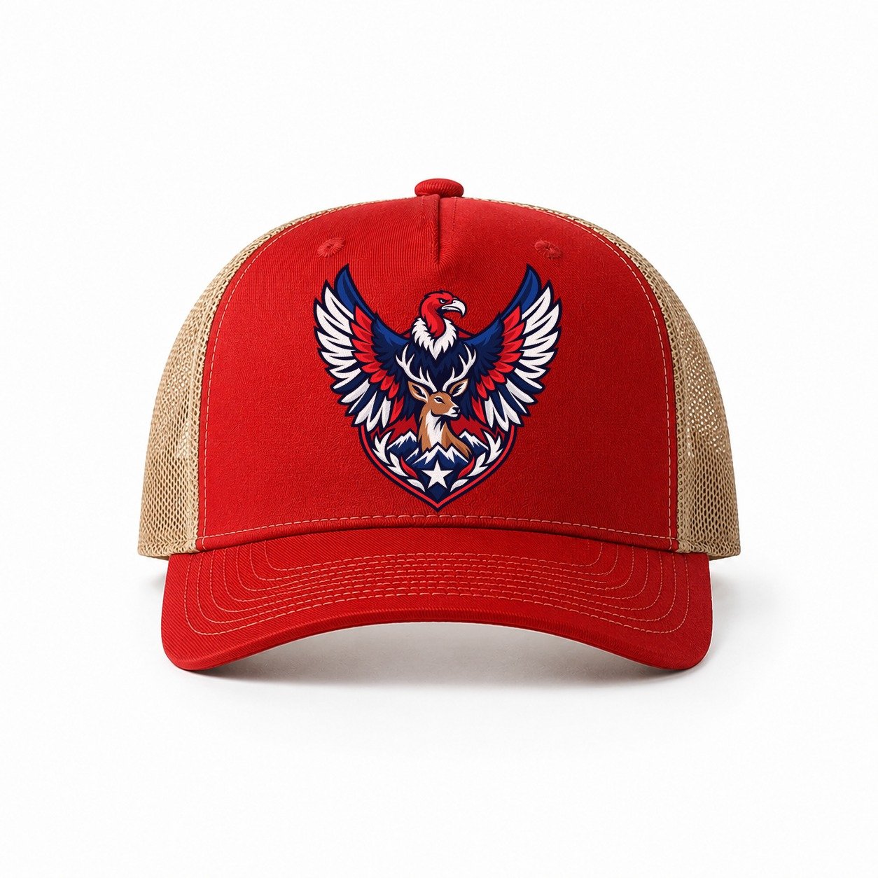 Red-Khaki — front view