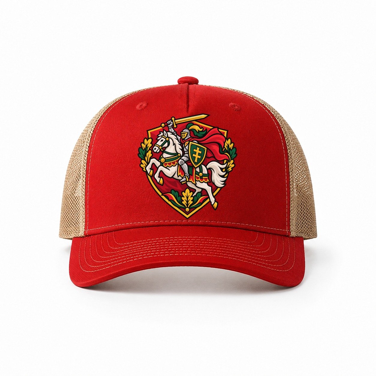 Red-Khaki — front view