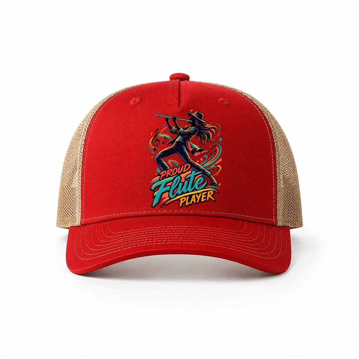 Red-Khaki — front view