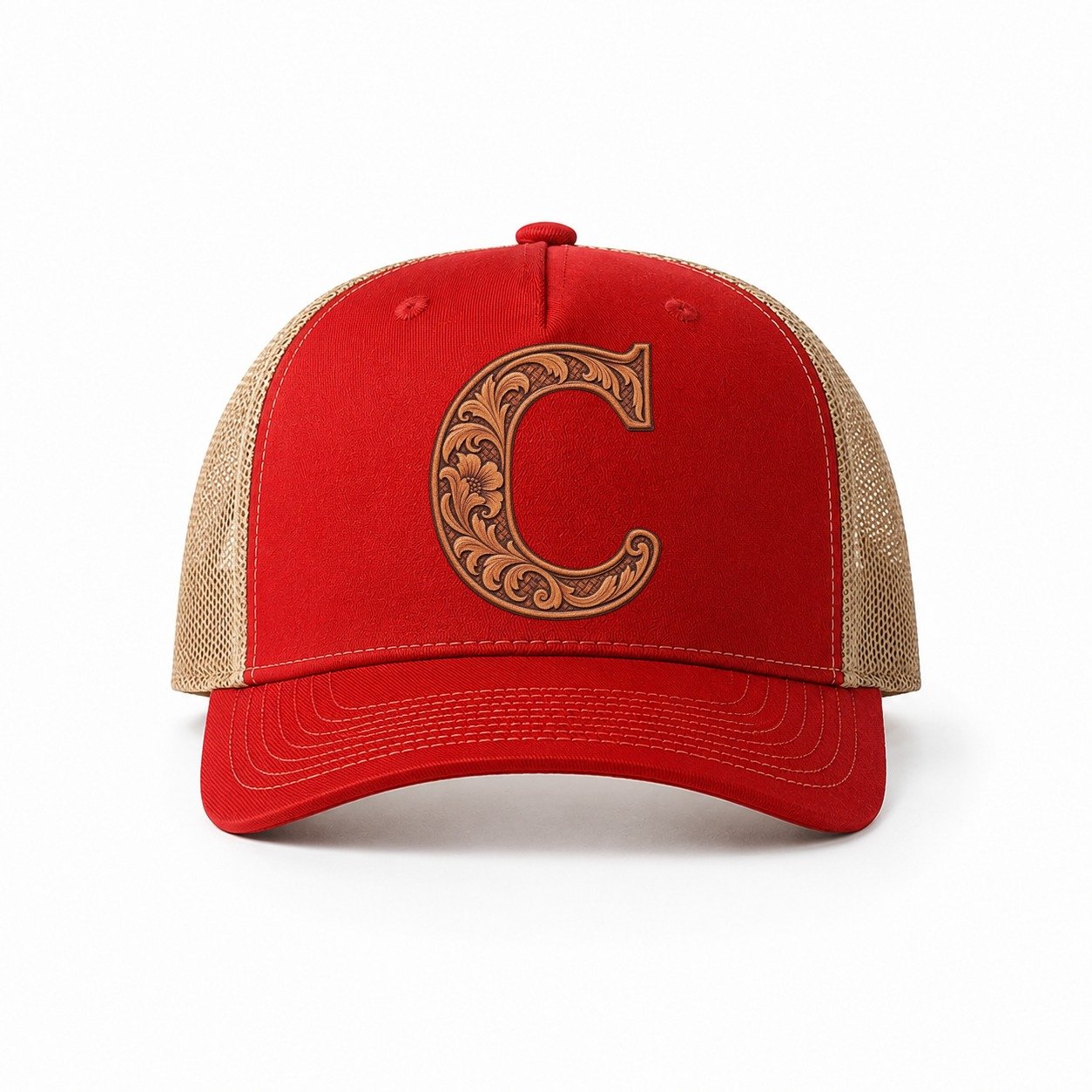 Red-Khaki — front view