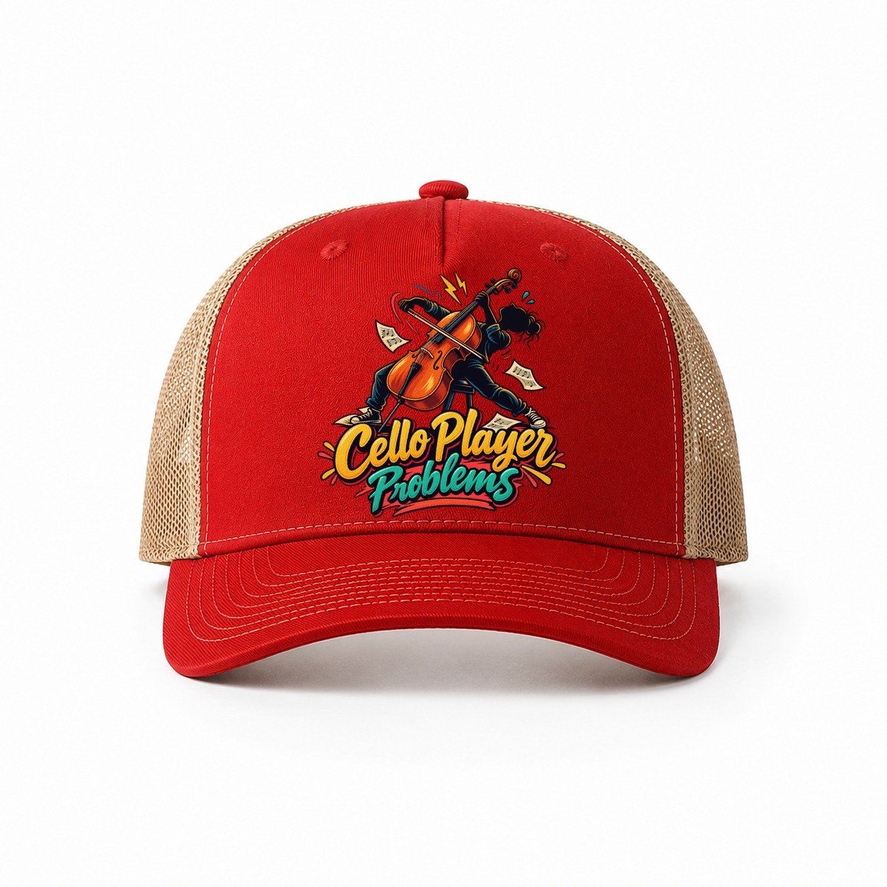 Red-Khaki — front view