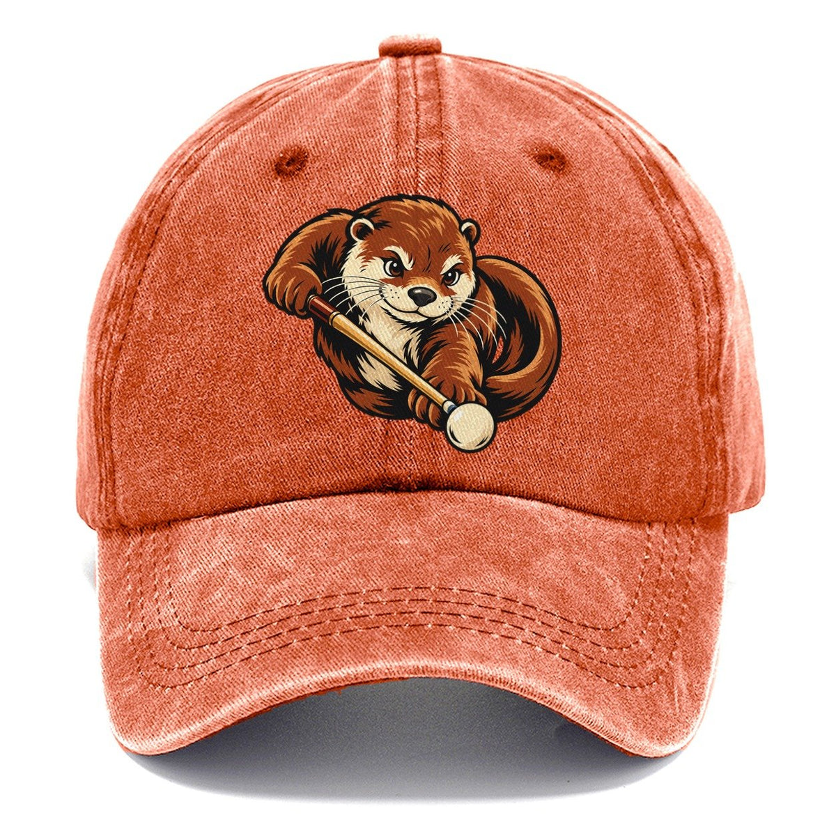 Otter Pool Shooter Sundown Familiars Classic Cap – Terracotta Clay
