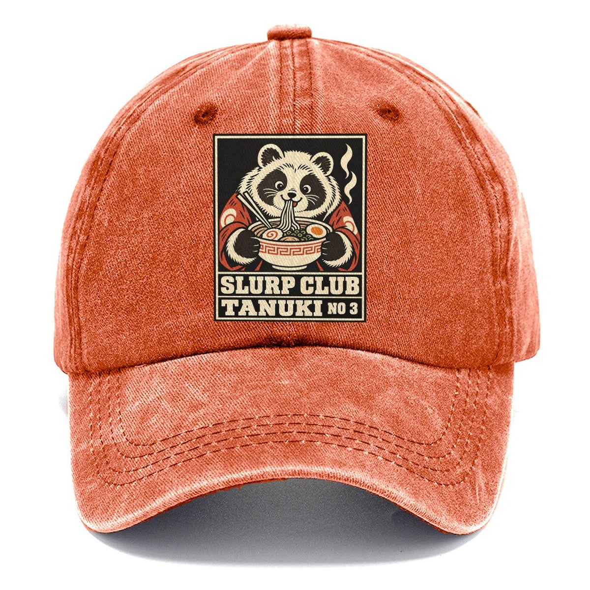 Tanuki Tonkotsu Slurp Club Classic Cap – Terracotta Clay
