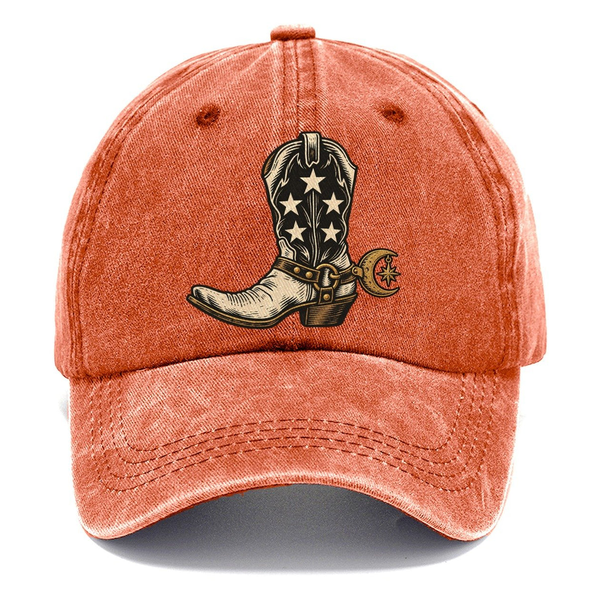 Star Studded Boot Sundown Familiars Classic Cap – Terracotta Clay