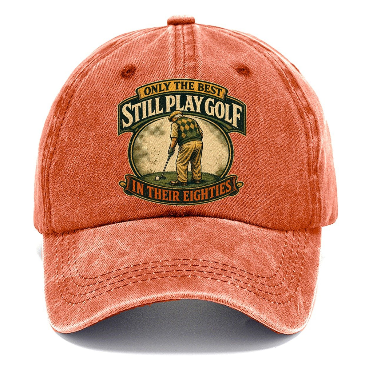 Still Play Golf in Their Eighties Classic Cap – Terracotta Clay