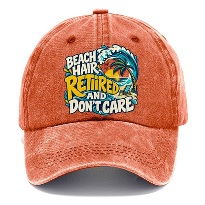 Beach Hair Retired And Don't Care Coastal Living Classic Cap – Terracotta Clay