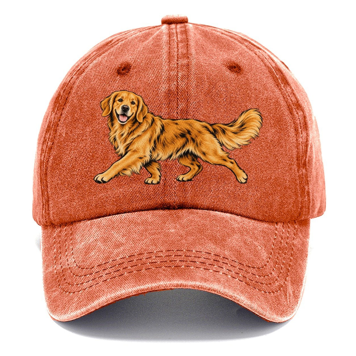 Golden Retriever Classic Cap – Terracotta Clay