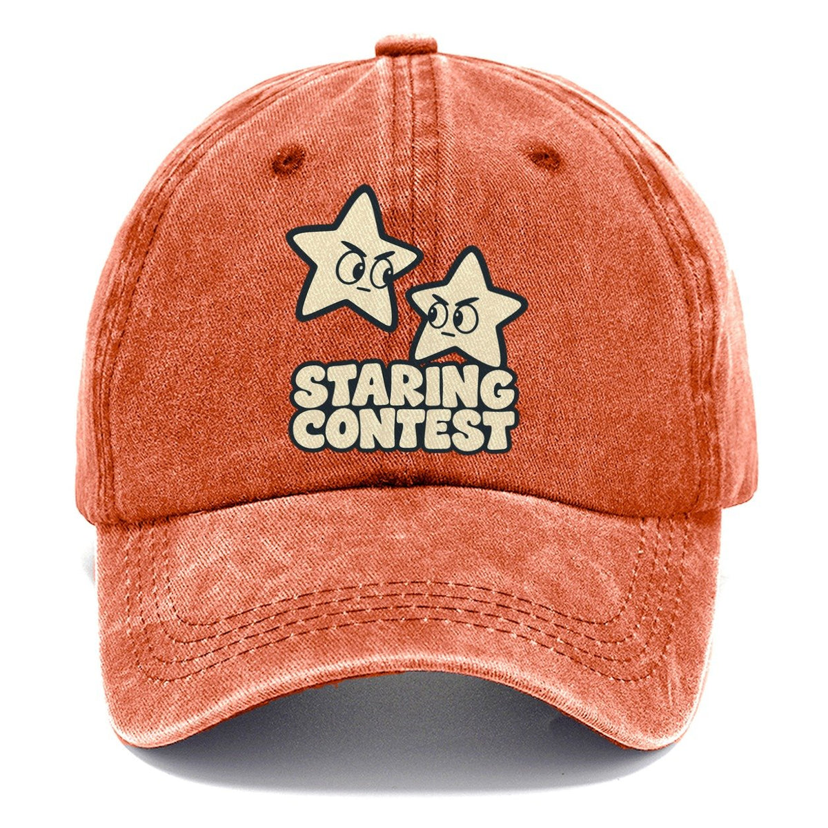 Staring Contest Familiar Punchlines Classic Cap – Terracotta Clay